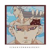 Ban Seven Deadly Sins Rectangle - Anime - Embroidery Design - FineryEmbroidery